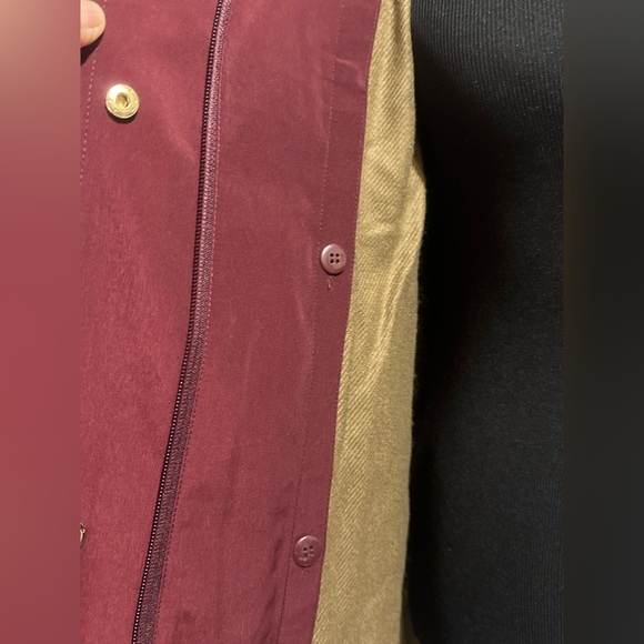 GALLERY Burgundy Hooded Coat/Jacket NWOT Size XL - Picture 6 of 12